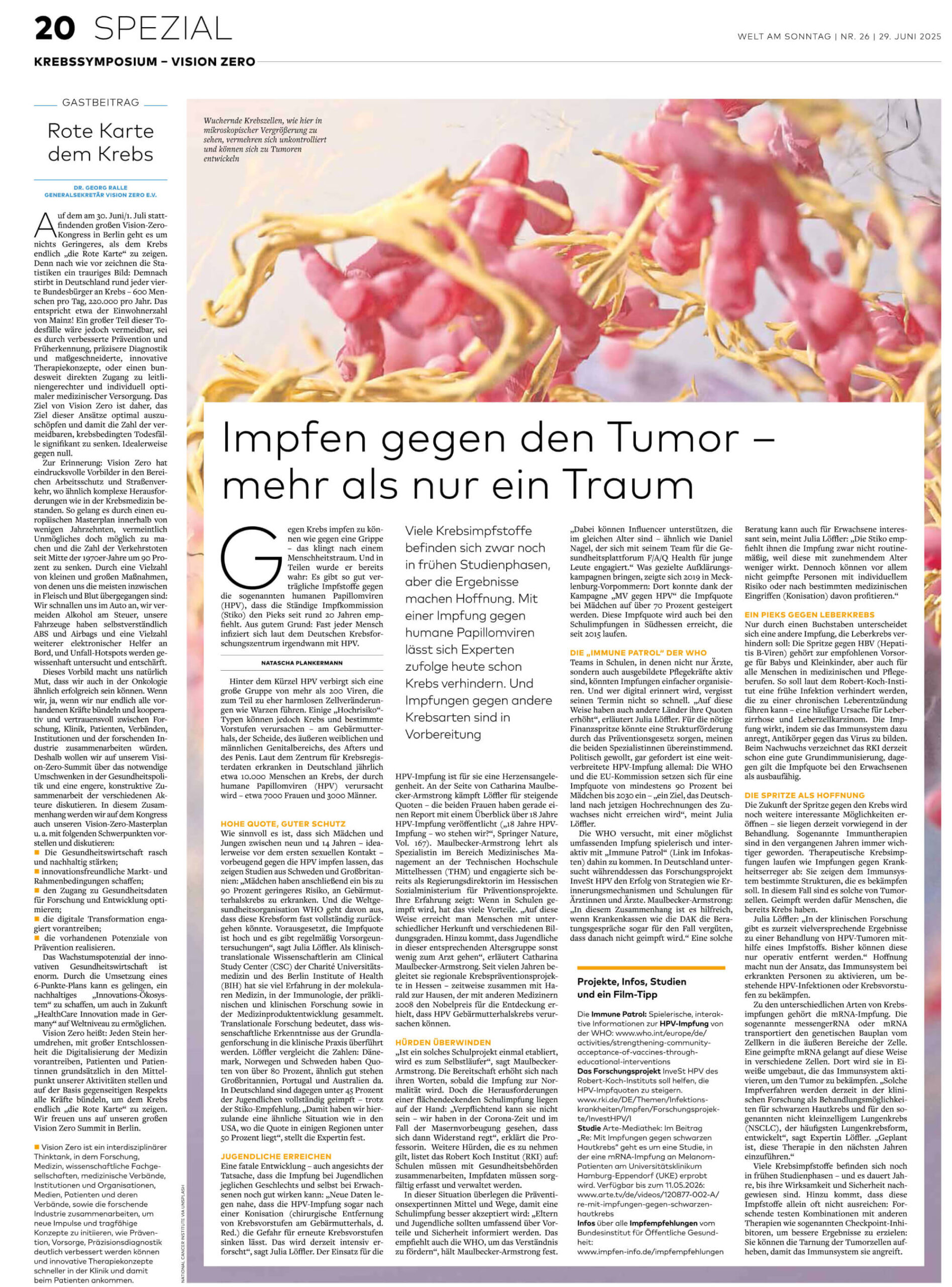DIE WELT cancer vaccination-1